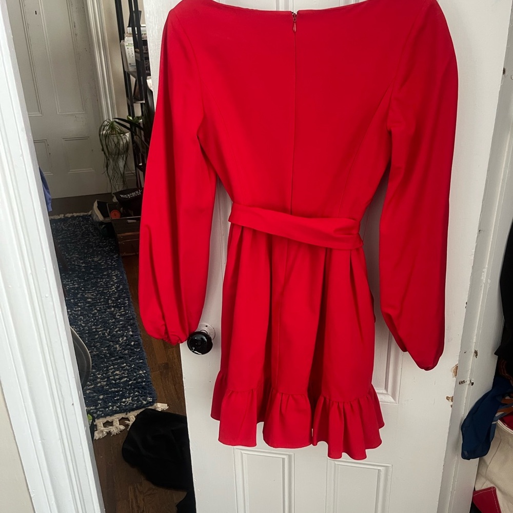 STAUD Seth Squareneck Mini Dress – Size 2 – Rare & Hard to Find! - Picture 3 of 5